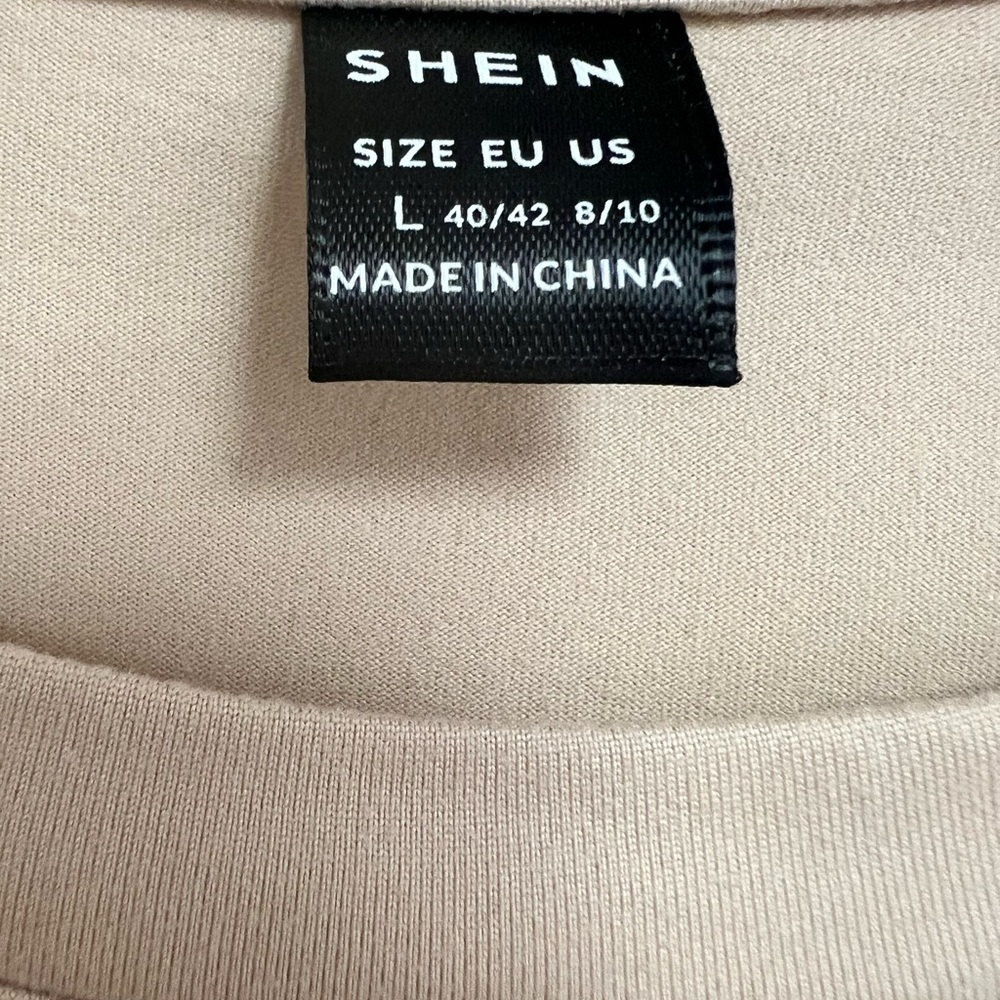 SHEIN Beige You’ve Just Buttered Your Last Biscuit T-shirt - Picture 4 of 5